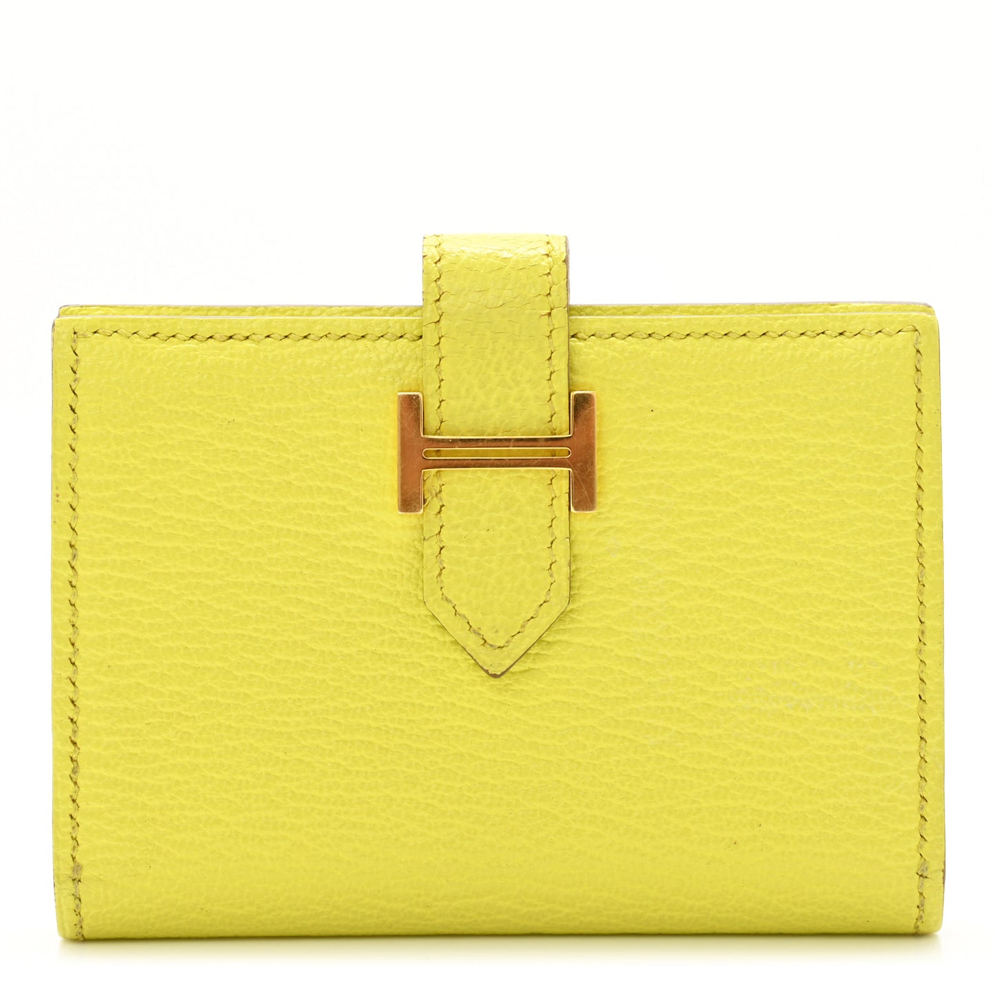 Chevre Mysore Bearn Card Holder Wallet Lime