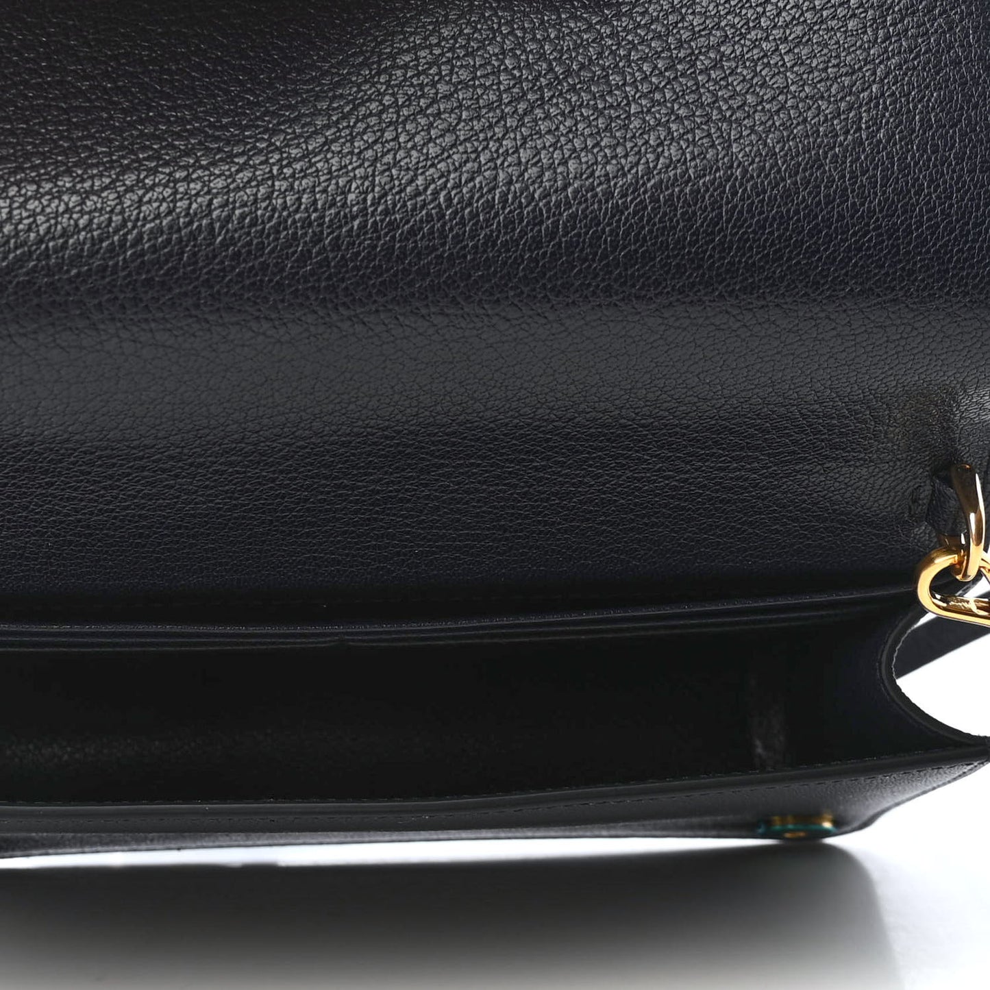 Goatskin Madras Crossbody Black