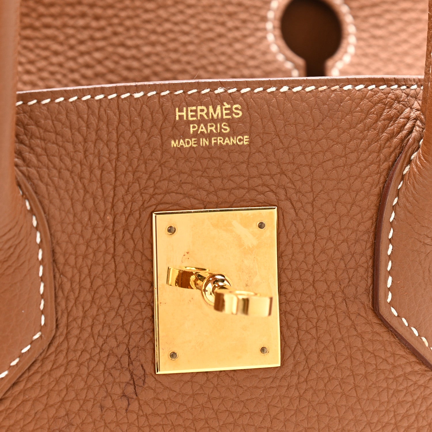 Hermes Togo Birkin 30 Gold 7 of 11