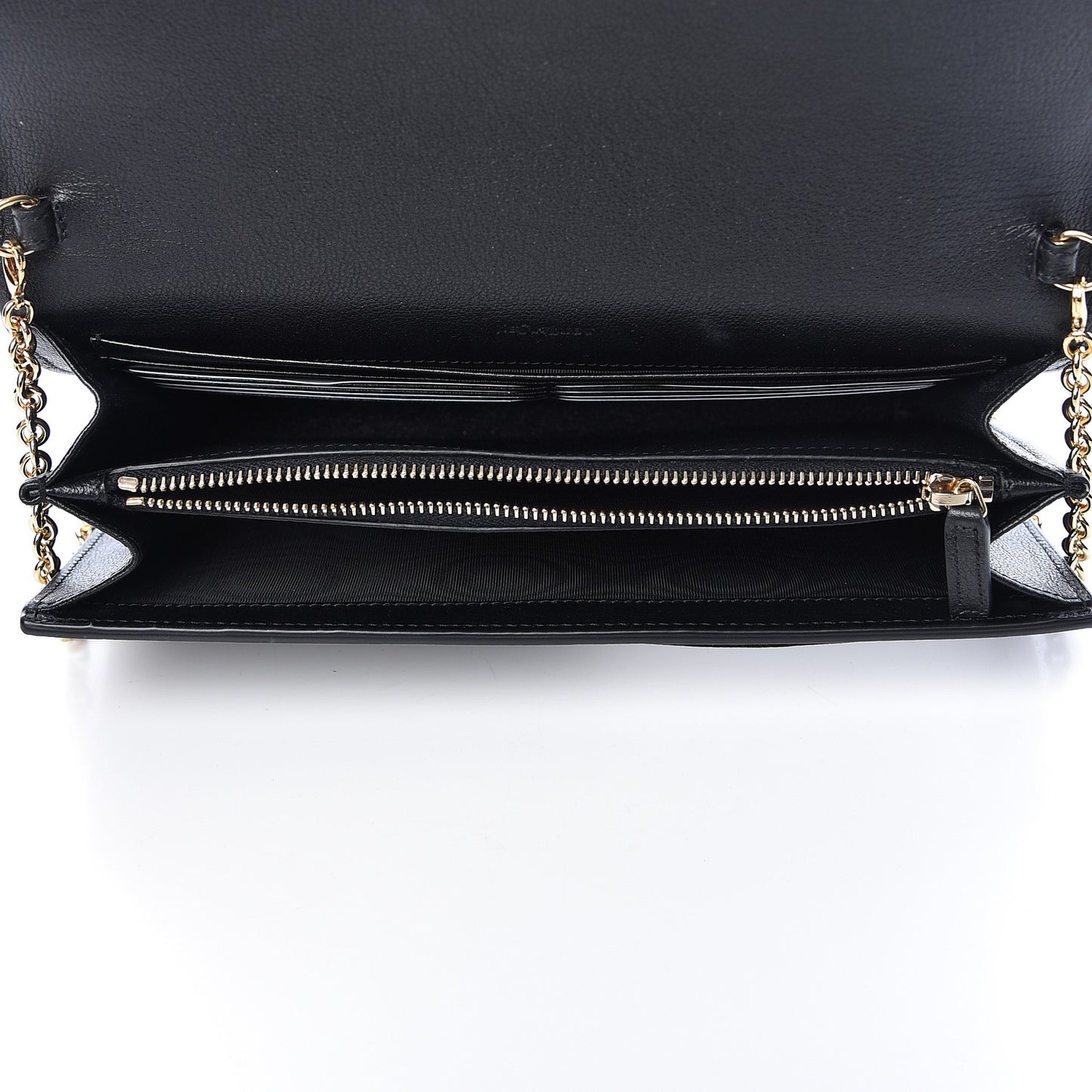 Calfskin Monogram Belle de Jour Chain Clutch Black