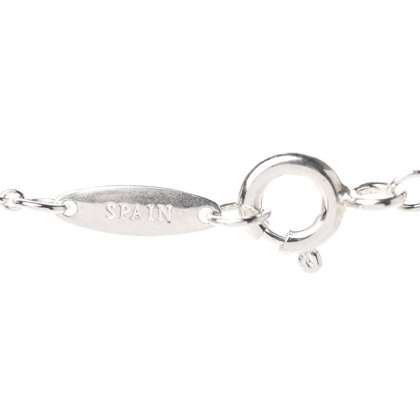 Sterling Silver Diamond .03ct Elsa Peretti Diamonds by the Yard Pendant Necklace