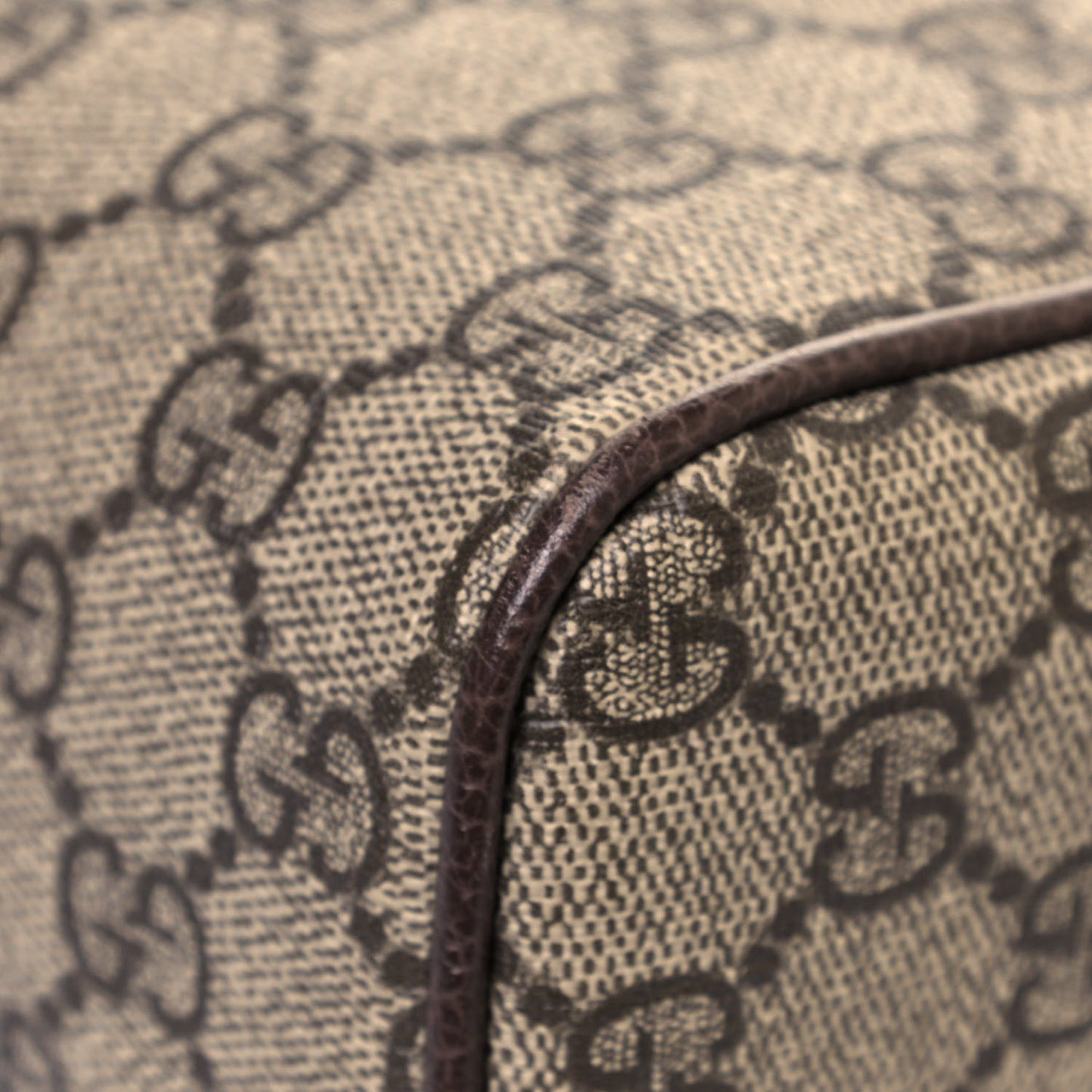 GG Supreme Monogram Web Small Ophidia Shoulder Bag Brown