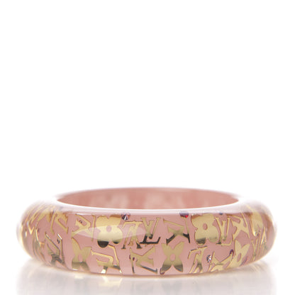 Louis Vuitton Resin Swarovski Medium Inclusion Bracelet GM Rose 2 of 2
