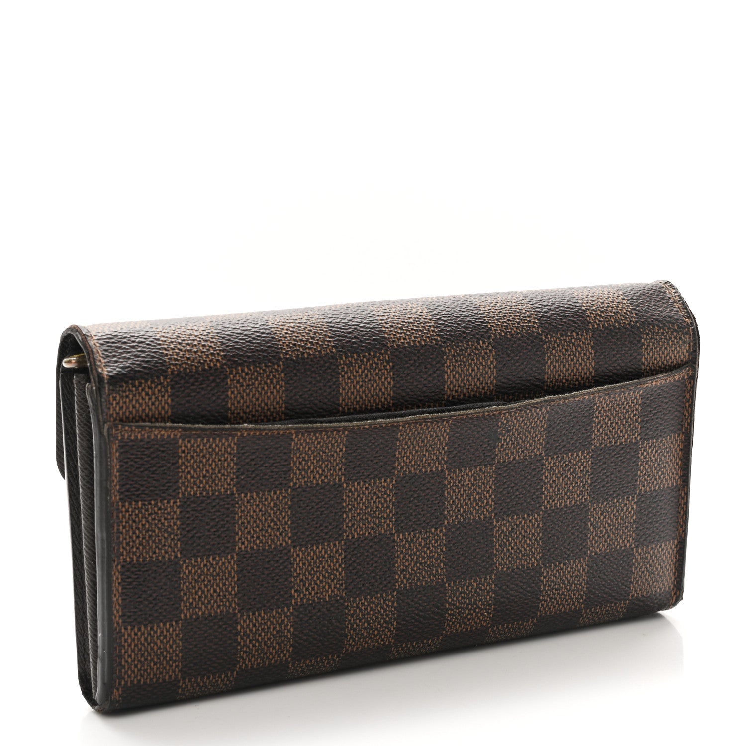Louis Vuitton Damier Ebene Sarah Wallet NM 3 of 11