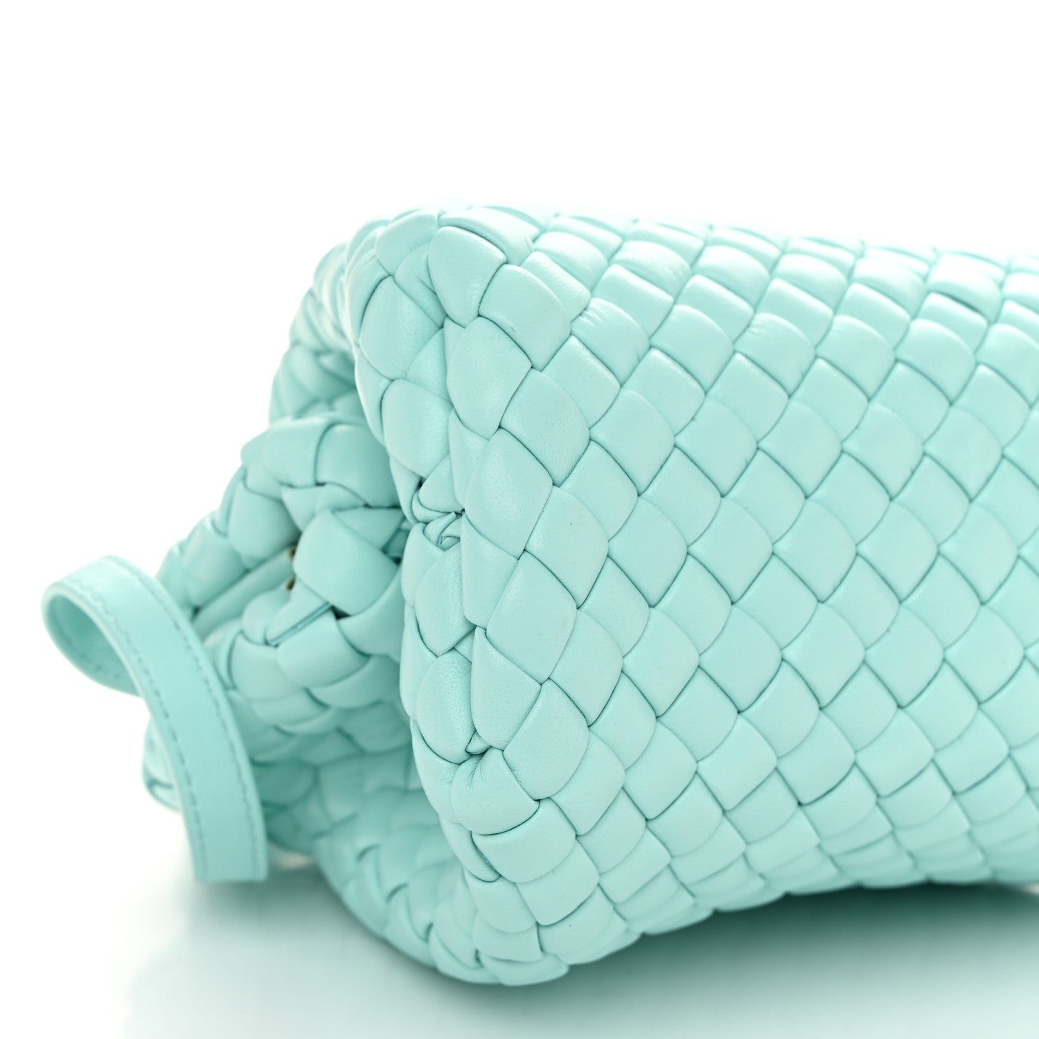Bottega Veneta Nappa Intreccio Mini Padded Handle Bag Celadon 9 of 11