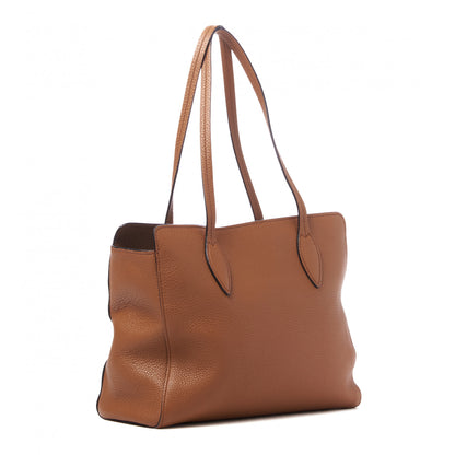 Prada Vitello Phenix Tote Brown 2 of 8