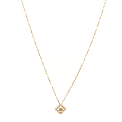 David Yurman 18K Yellow Gold Diamond Station Necklace 1 of 4