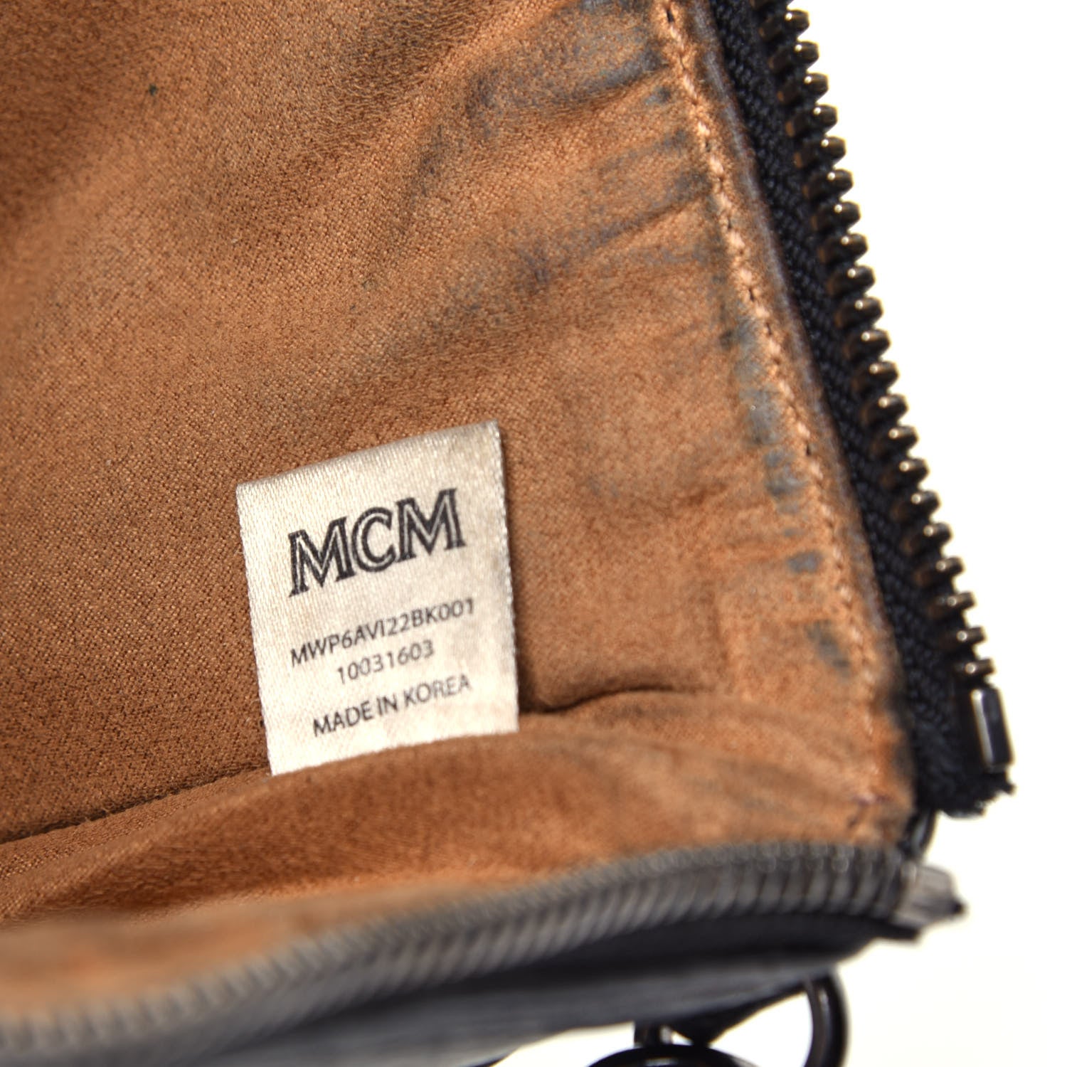 MCM Visetos Medium Crossbody Pouch Black 7 of 13