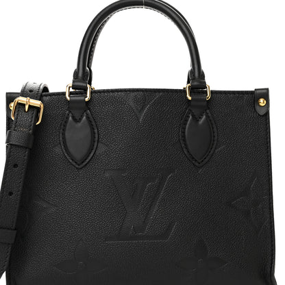 Louis Vuitton Empreinte Monogram Giant Onthego PM Black 7 of 15