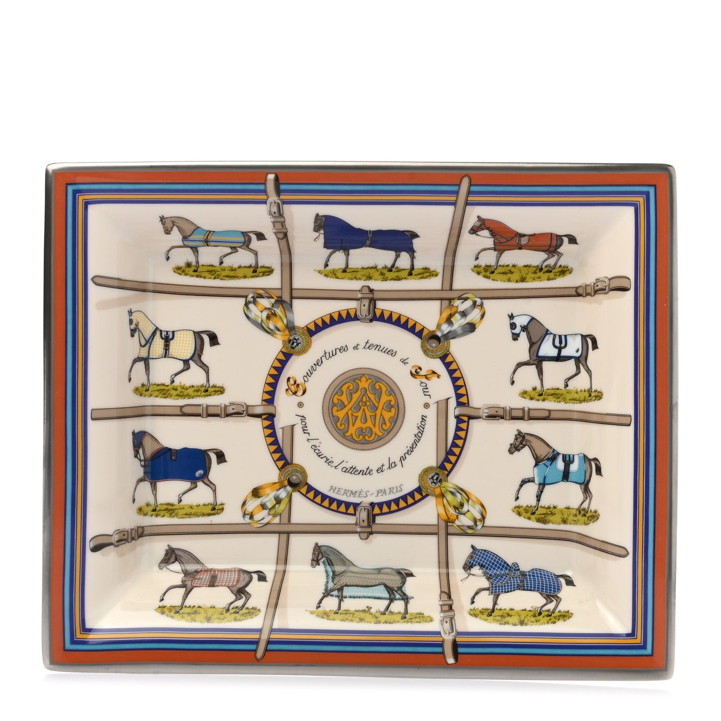 Porcelain Couvertures Et Tenues De Jour Change Tray