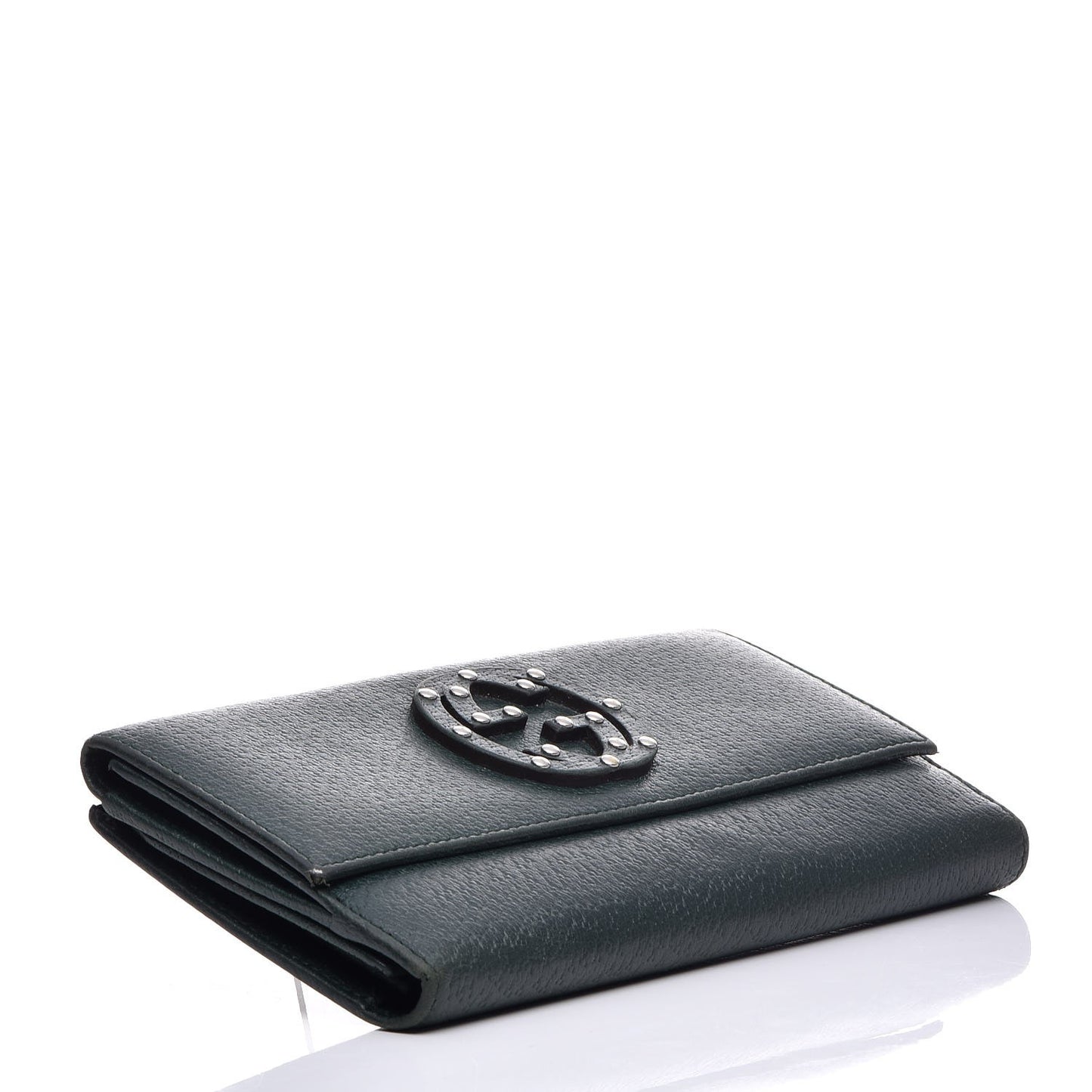 Calfskin Blondie Continental Wallet Green