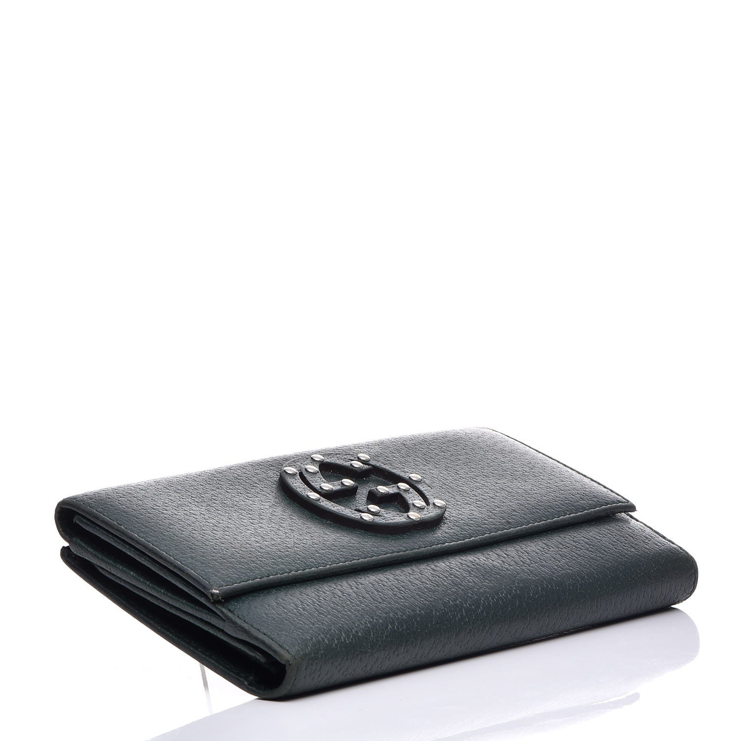 Gucci Calfskin Blondie Continental Wallet Green 4 of 9