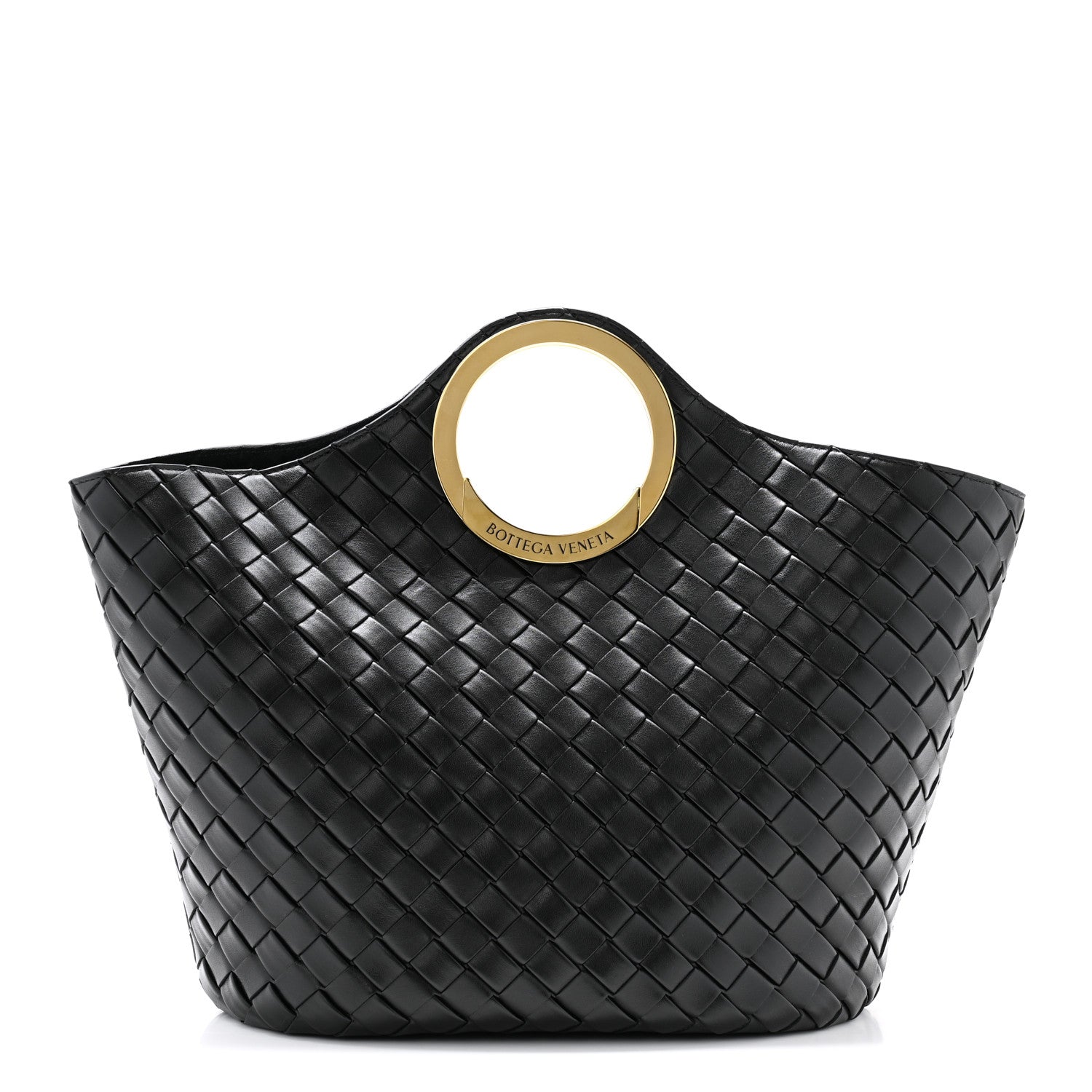 Bottega Veneta Calfskin Intrecciato Picnic Black 1 of 11