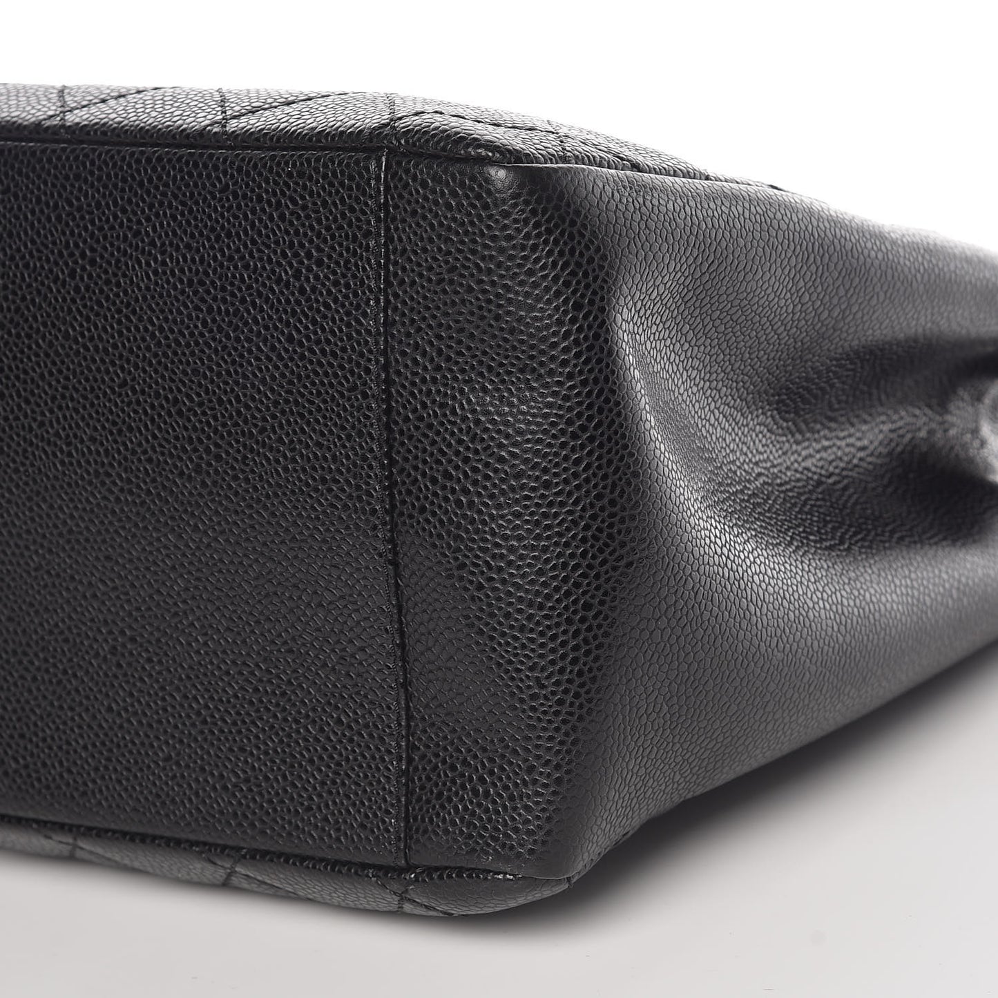 Caviar Quilted Grand Shopping Tote GST Black