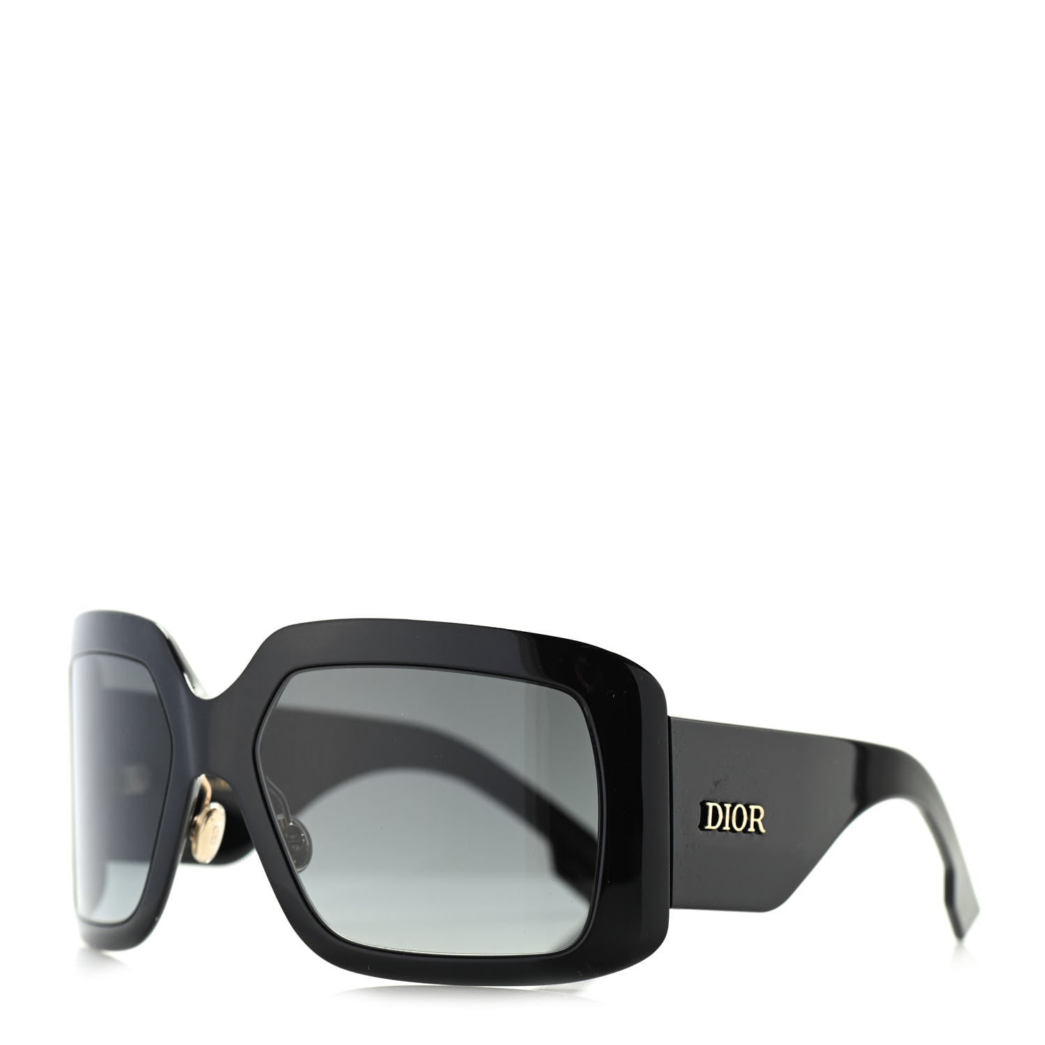 Christian Dior Acetate DiorSo Light 2 Shield Sunglasses Black 1 of 9