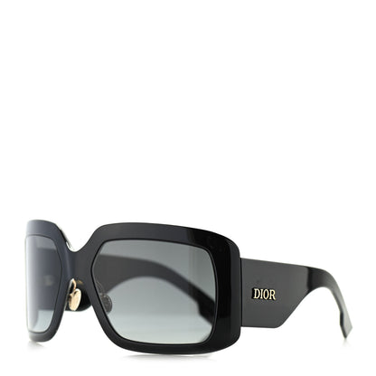 Christian Dior Acetate DiorSo Light 2 Shield Sunglasses Black 1 of 9