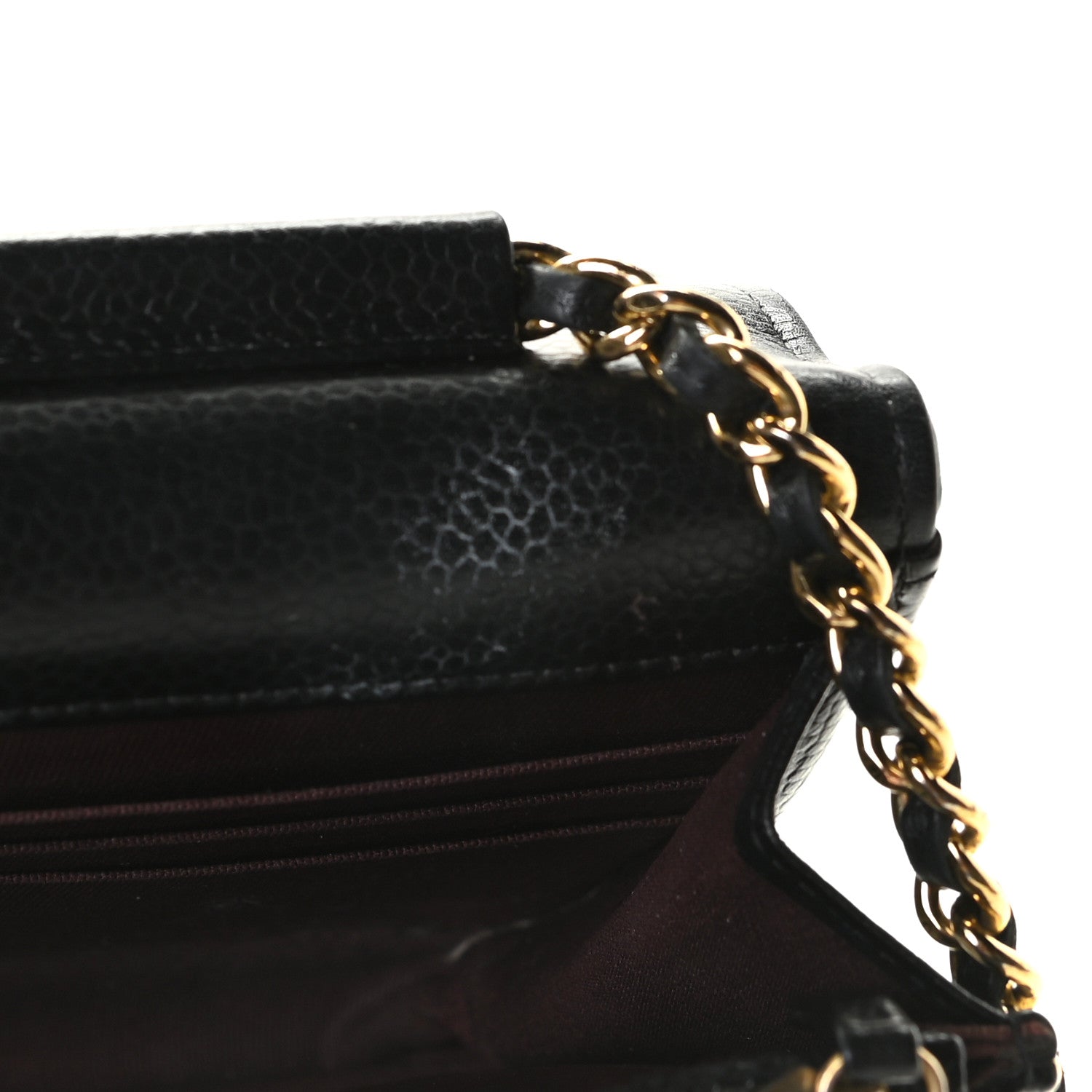 Chanel Caviar Quilted Wallet On Chain WOC Black 7 of 9