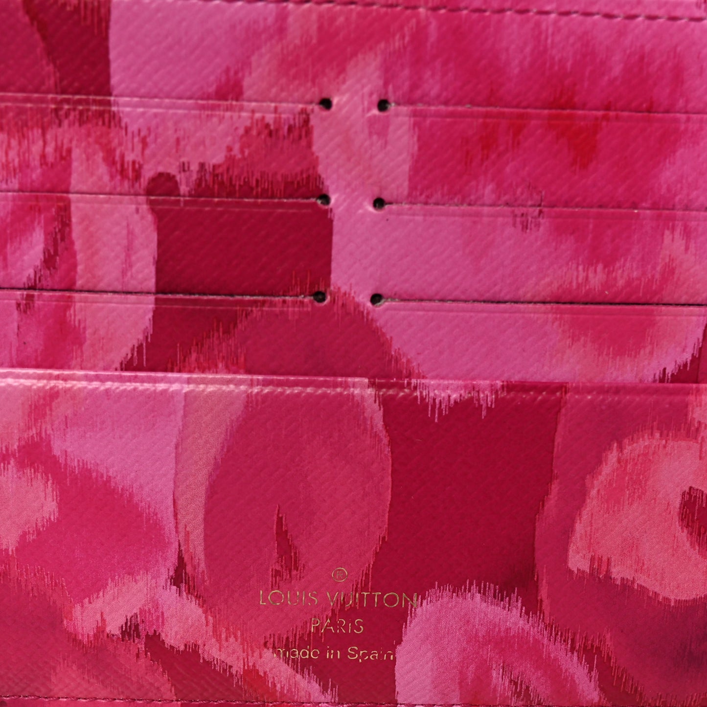 Monogram Articles de Voyage Ikat Insolite Wallet Rose Indien