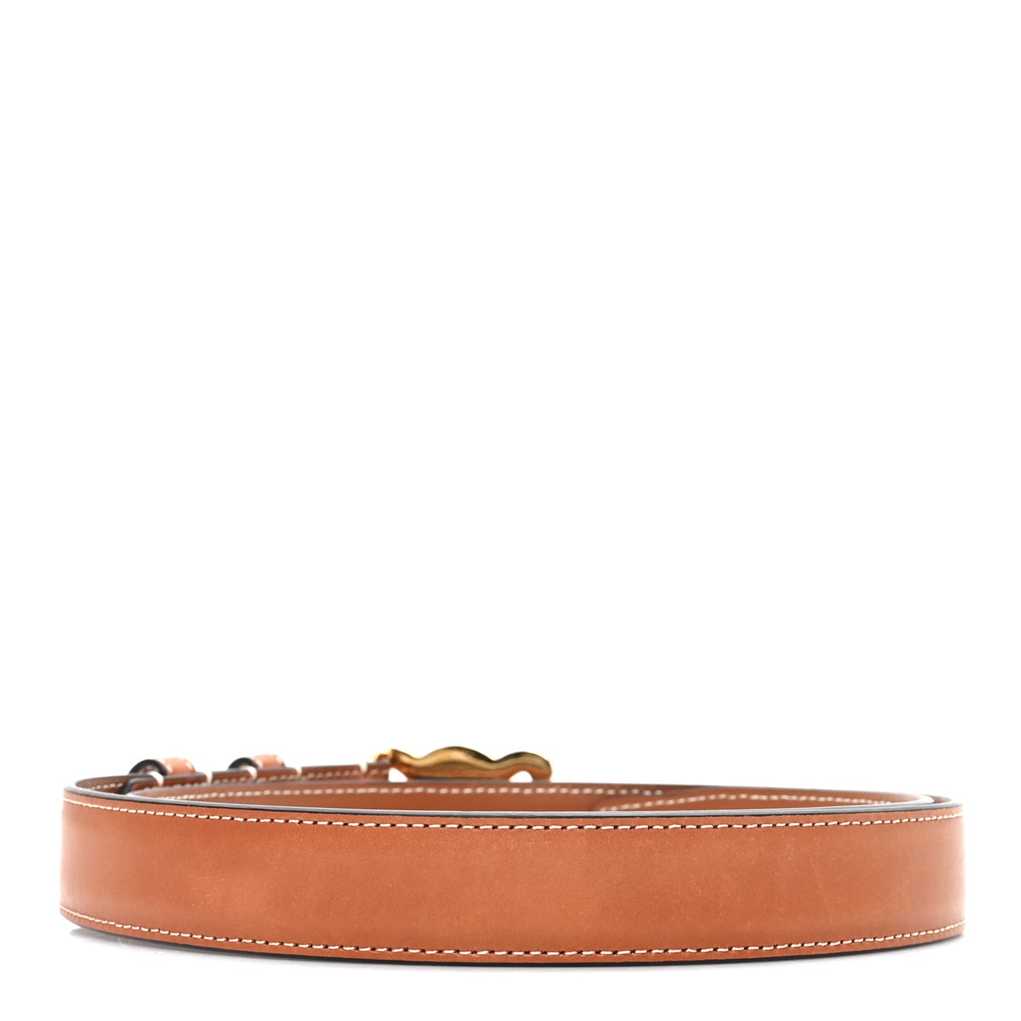 Natural Calfskin Medium 25mm Triomphe Belt 85 34 Tan