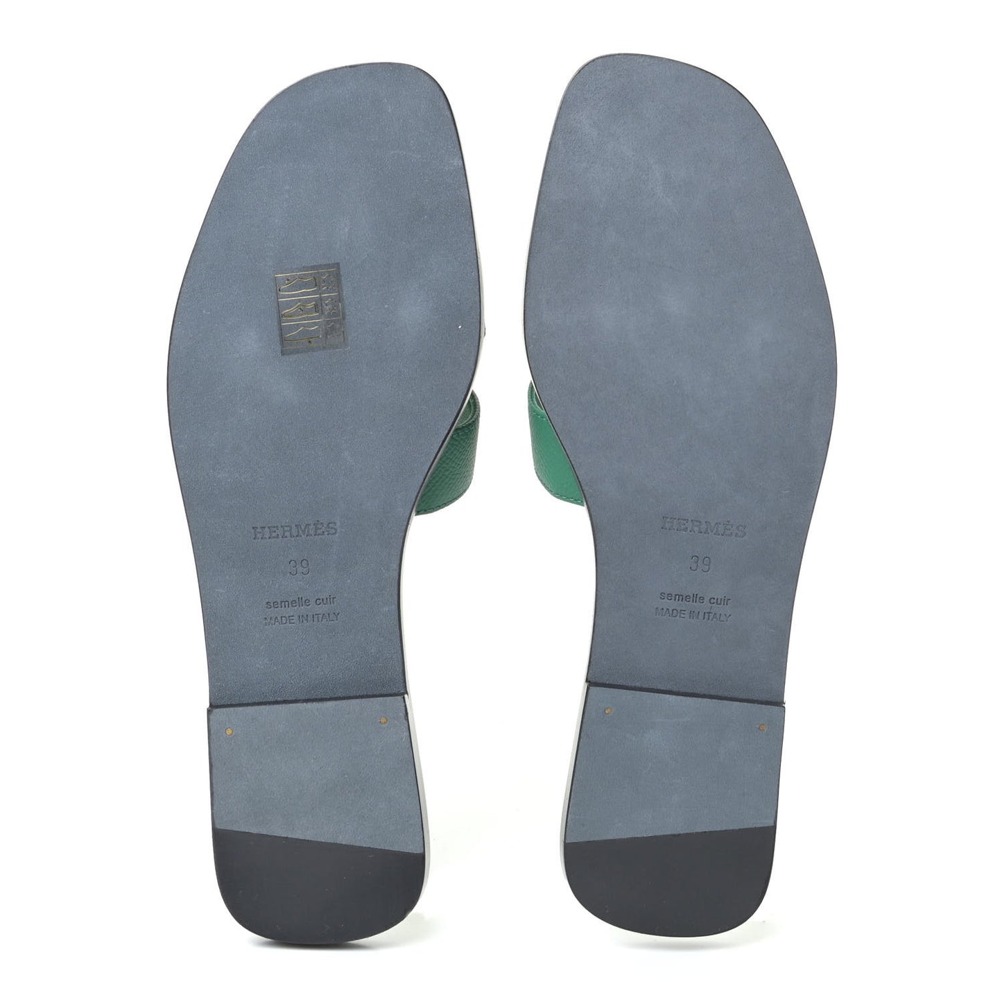 Epsom Oran Sandals 39 Vert Emeraude