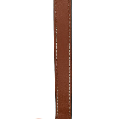 Celine Triomphe Canvas Medium Folco Bag Tan 12 of 13