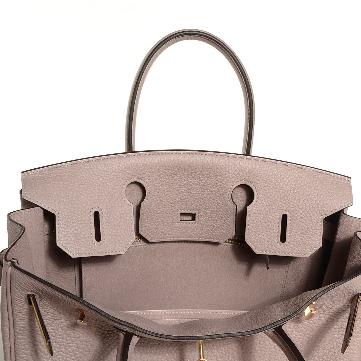 Hermes Taurillon Clemence Birkin 30 Glycine 12 of 23
