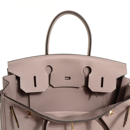 Hermes Taurillon Clemence Birkin 30 Glycine 12 of 23