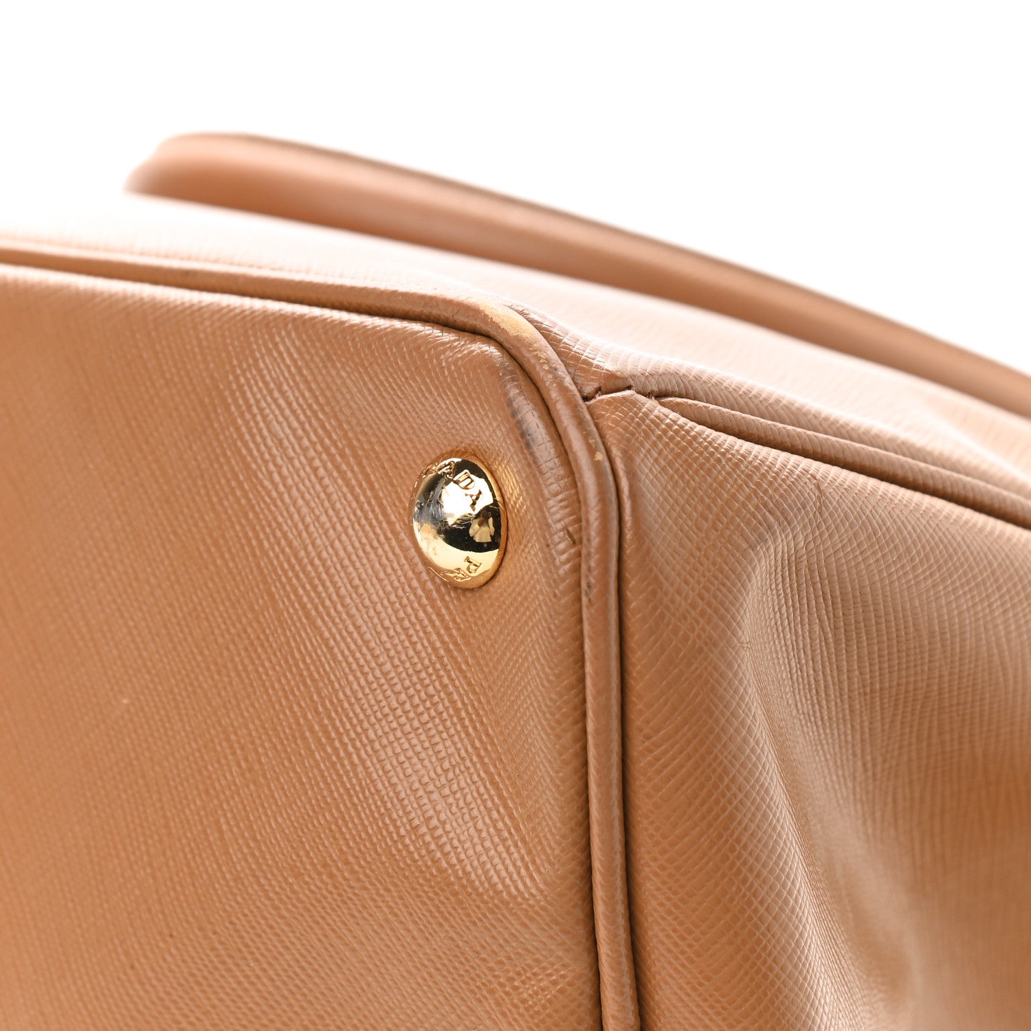 Prada Saffiano Lux Large Tote Caramel 12 of 20