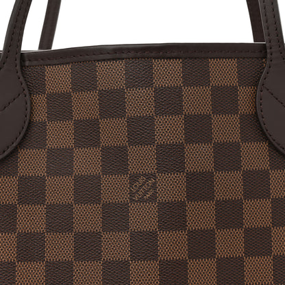 Louis Vuitton Damier Ebene Neo Neverfull MM Rose Ballerine 9 of 15