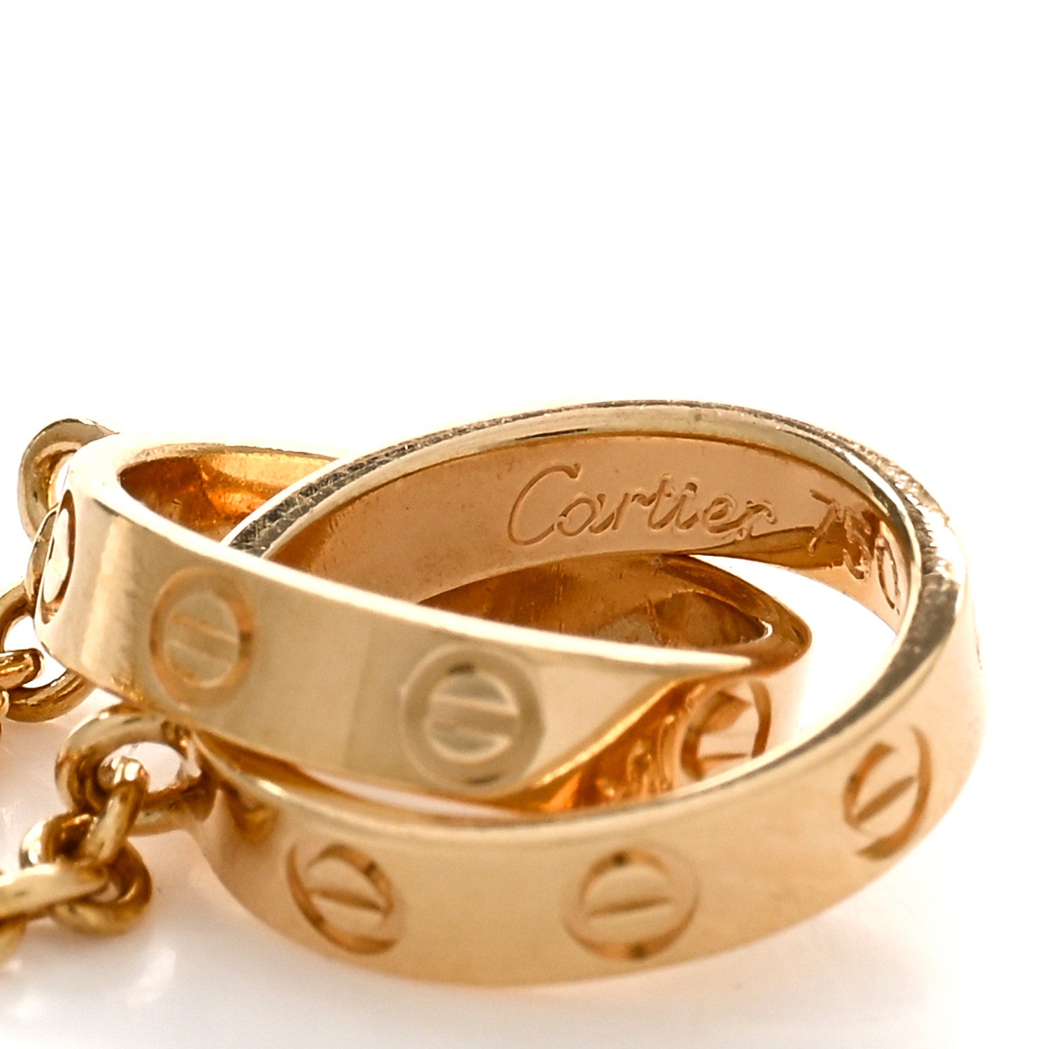 Cartier 18K Yellow Gold Interlocking LOVE Bracelet 3 of 3