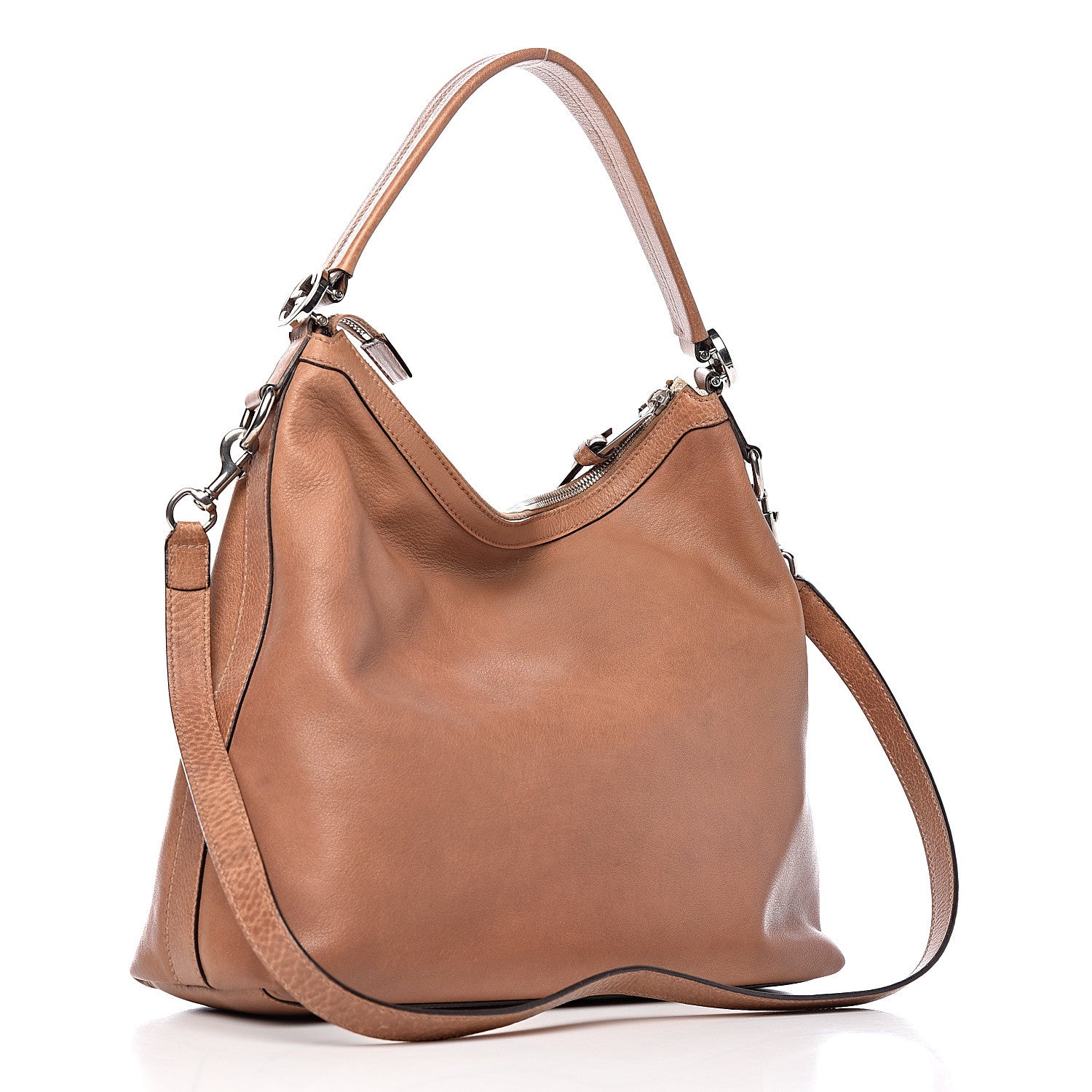 Gucci Grained Calfskin Small Miss GG Hobo Light Cuir 4 of 14