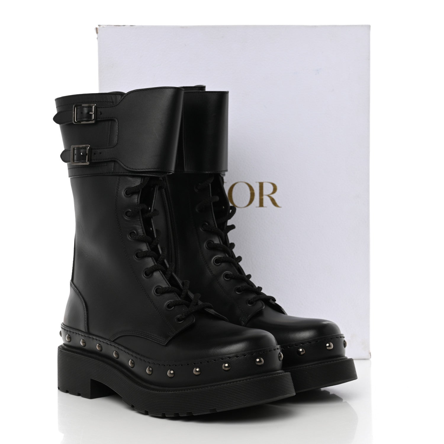 Christian Dior Calfskin Diorquake 25mm Combat Boots 41 Black 9 of 9