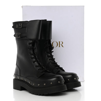 Christian Dior Calfskin Diorquake 25mm Combat Boots 41 Black 9 of 9