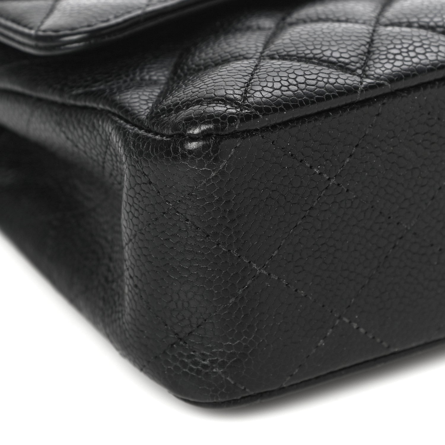 Chanel Caviar Quilted Medium Double Flap Black 8 of 21