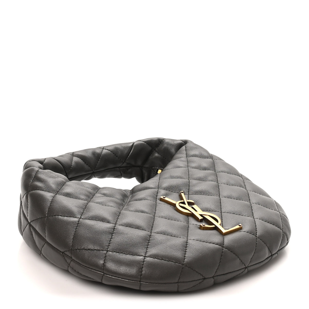 Saint Laurent Lambskin Quilted Icarino Bag Urban Grey 4 of 9