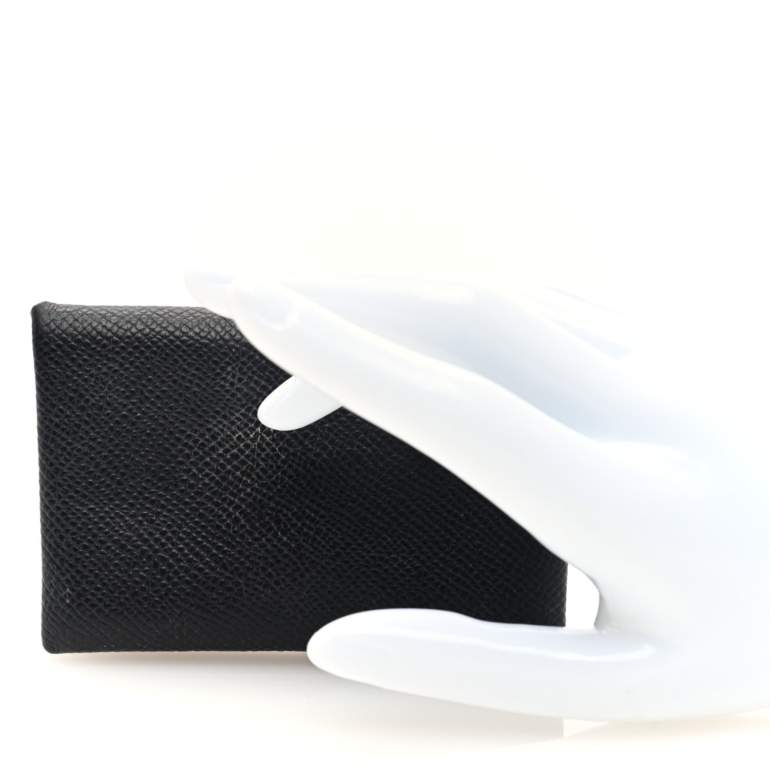 Hermes Epsom Calvi Card Case Black 2 of 6