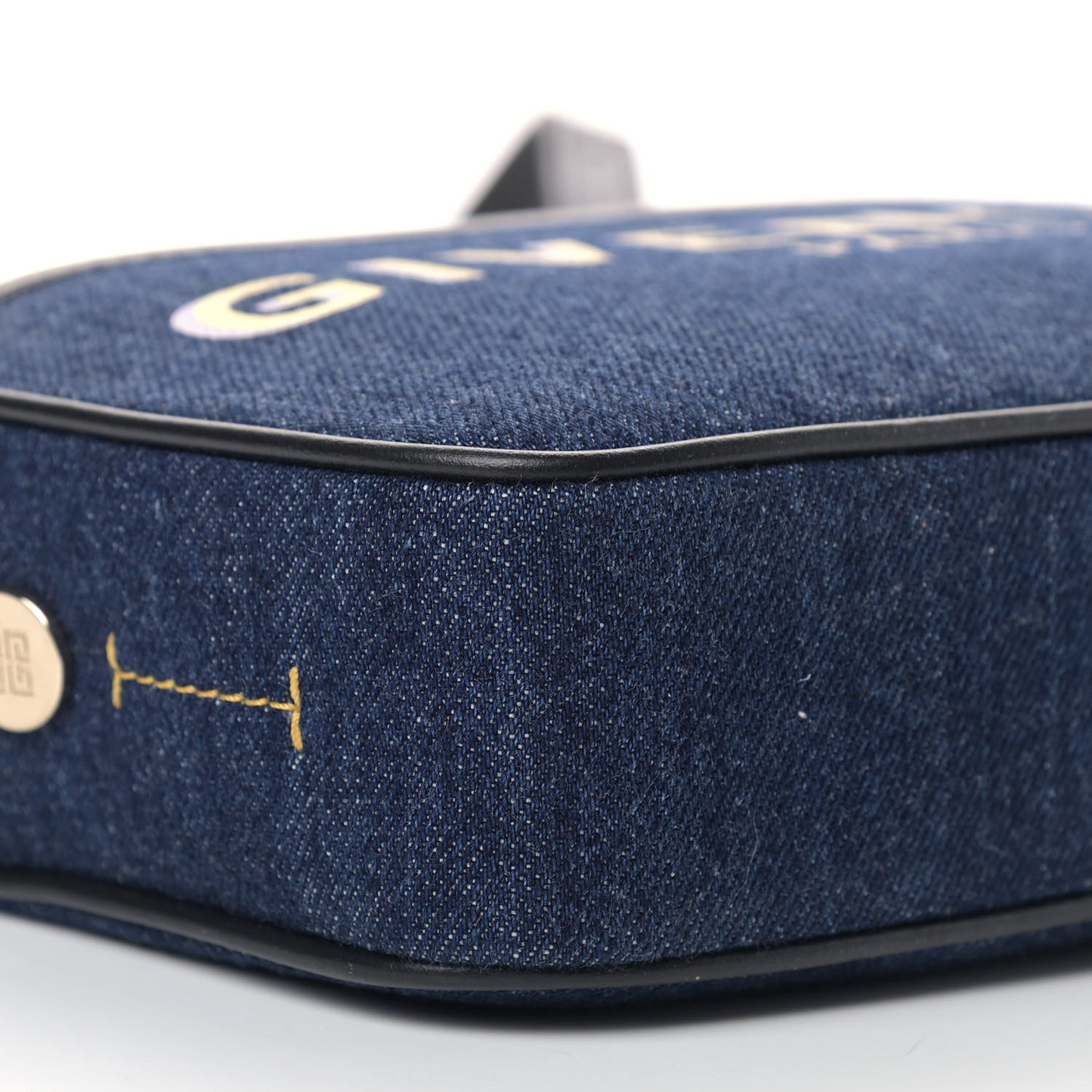 Denim Logo Bond Camera Bag Blue
