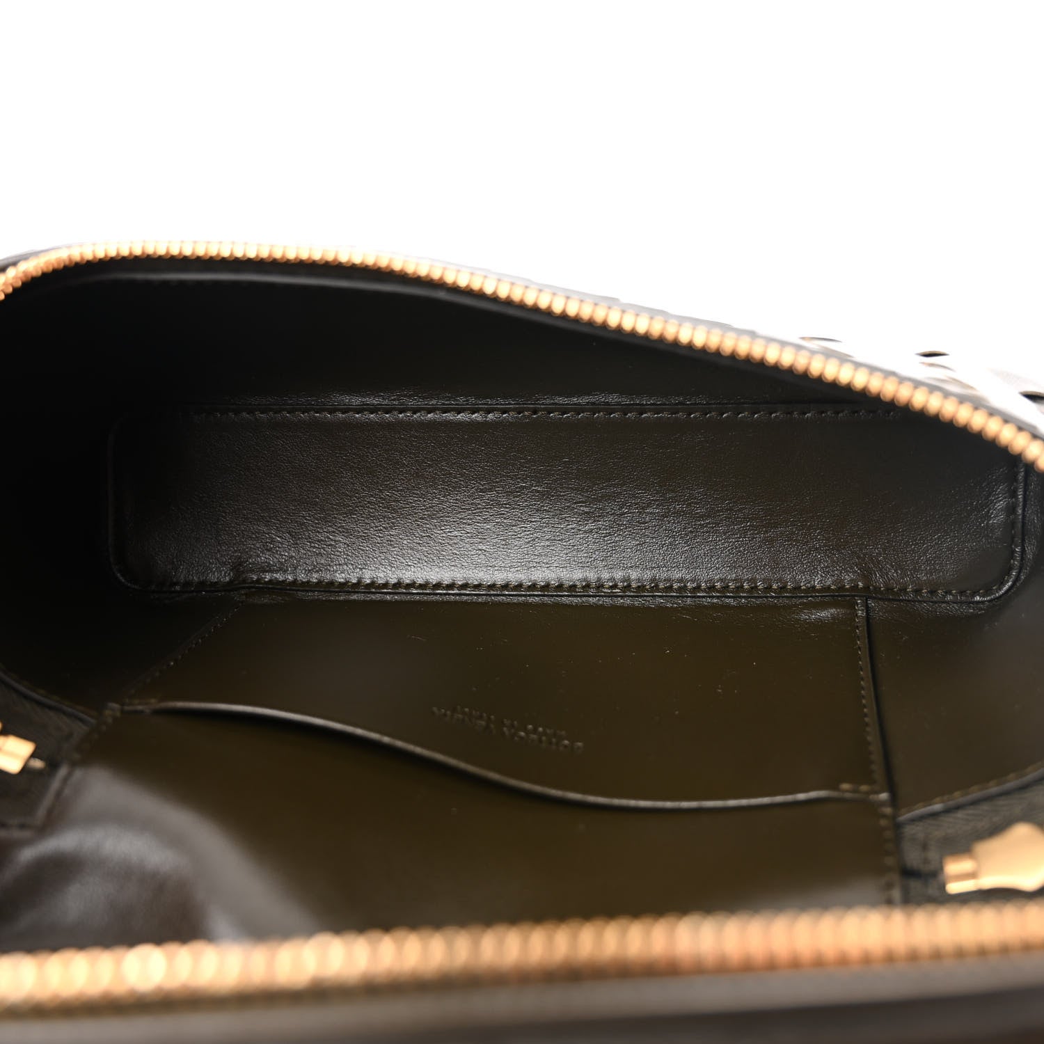 Bottega Veneta Calfskin Intrecciato Bang Bang Vanity Case Kaki 5 of 9