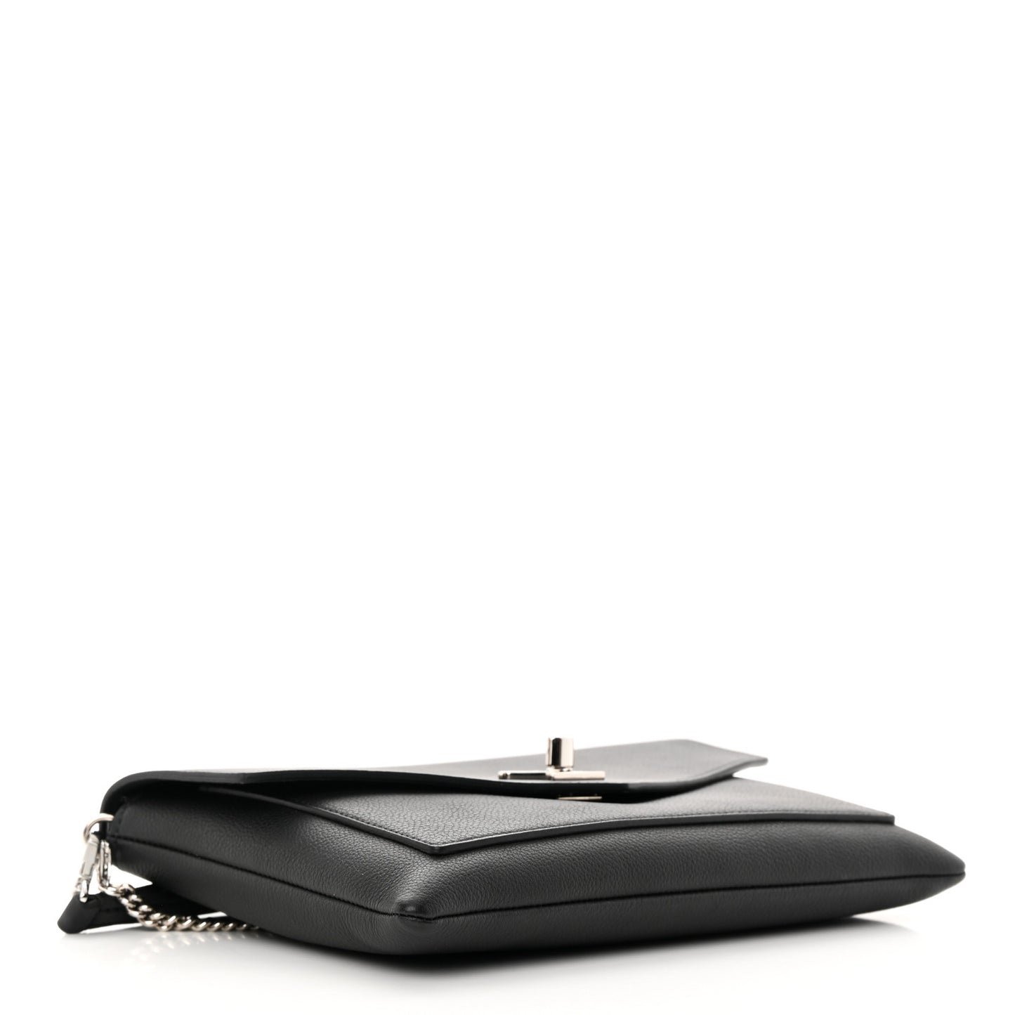 Soft Calfskin My Lockme Pochette Black
