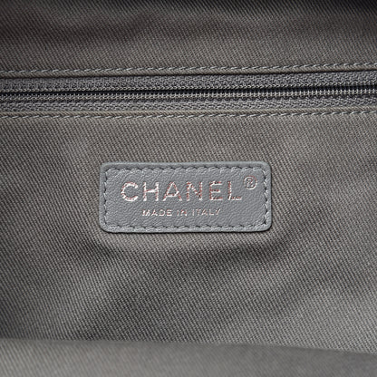 Chanel Graffiti Printed Canvas Medium Backpack Beige 5 of 9