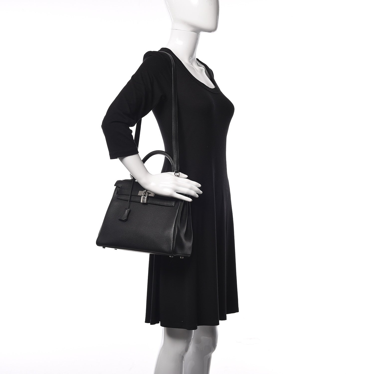 Hermes Togo Kelly Retourne 28 Black 2 of 39