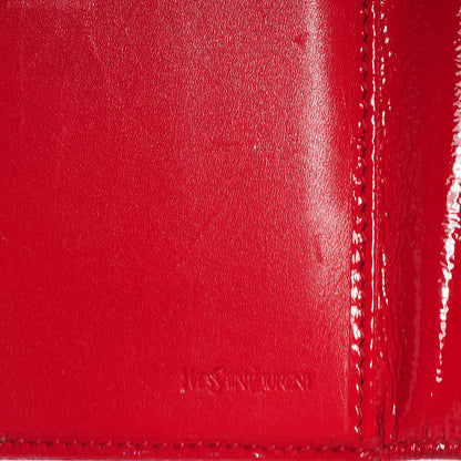 Saint Laurent Patent Belle De Jour Continental Wallet Rouge 6 of 7