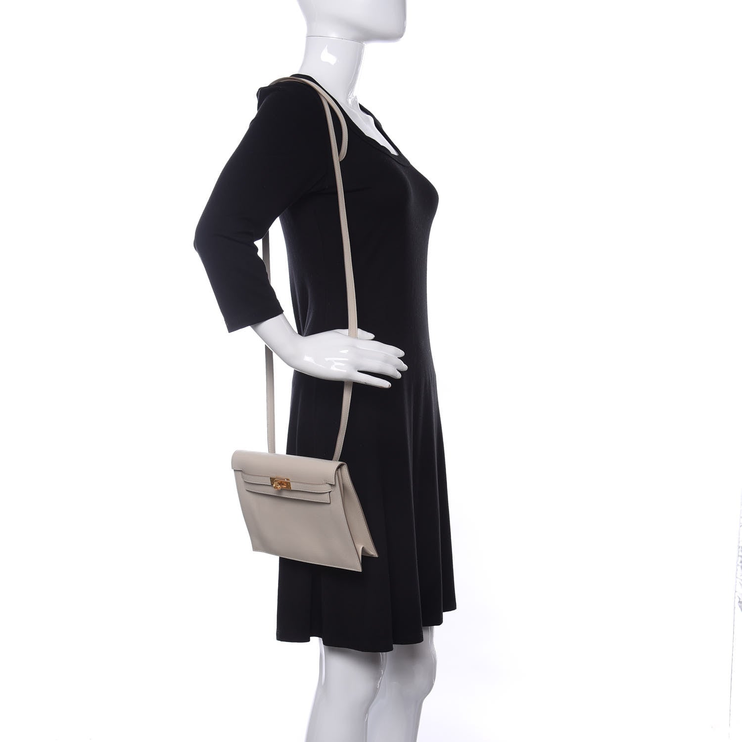 Hermes Evercolor Kelly Danse II Belt Bag Beton 2 of 11
