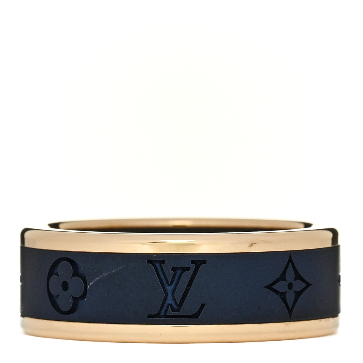 Louis Vuitton 18K Yellow Gold Titanium Small Les Gaston Vuitton Ring 62 10 1 of 5