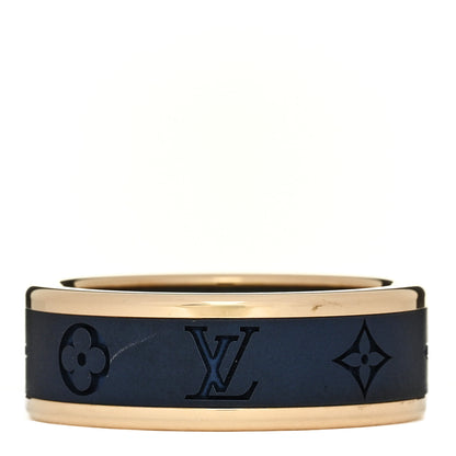 Louis Vuitton 18K Yellow Gold Titanium Small Les Gaston Vuitton Ring 62 10 1 of 5