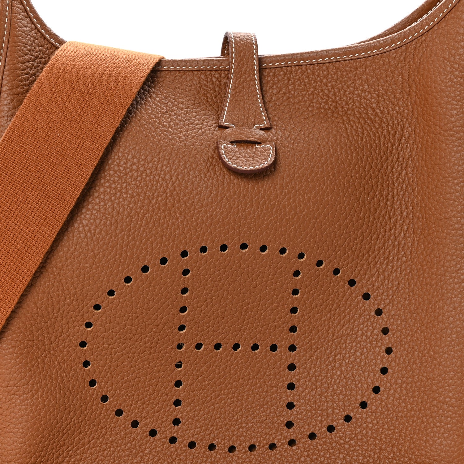 Hermes Taurillon Clemence Evelyne III PM Gold 8 of 11