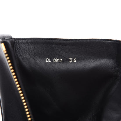 Christian Dior Calfskin Buckle Ankle Boots 36 Black 8 of 12