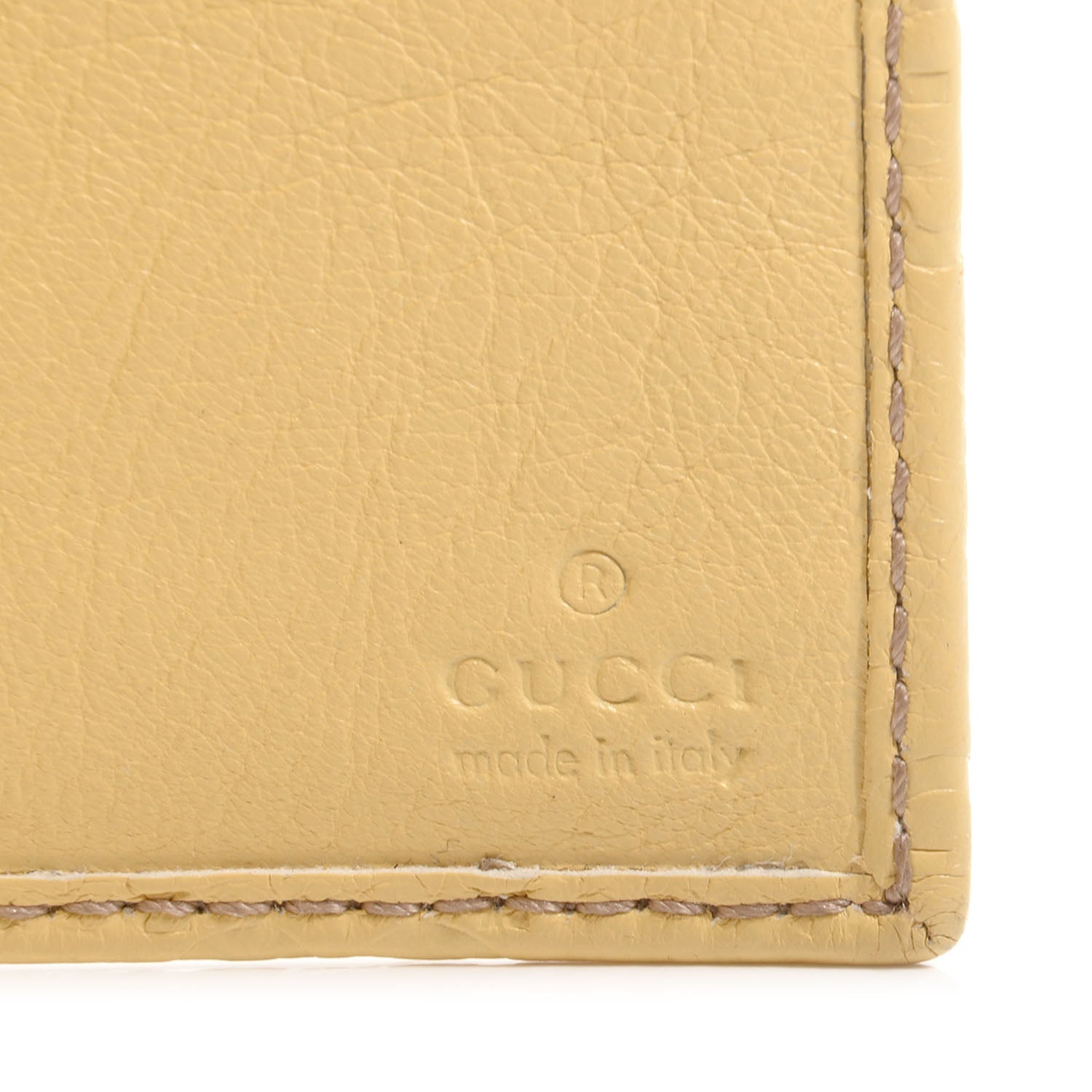 Gucci Guccissima Crest Wallet Yellow 7 of 9