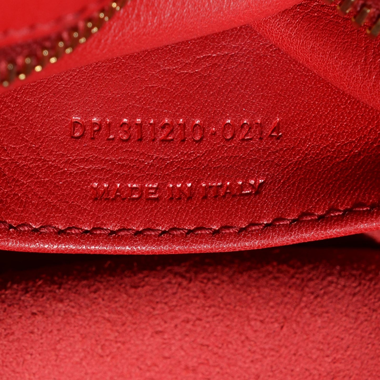 Calfskin Small Classic Y Cabas Red