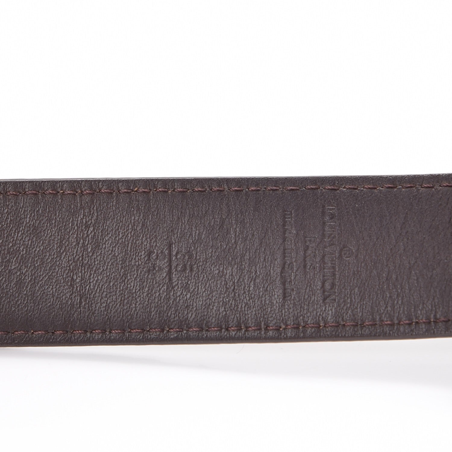 Louis Vuitton Monogram LV Cut Reversible Belt 85 34 6 of 7
